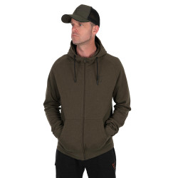FOX COLLECTION LW HOODY GREEN & BLACK