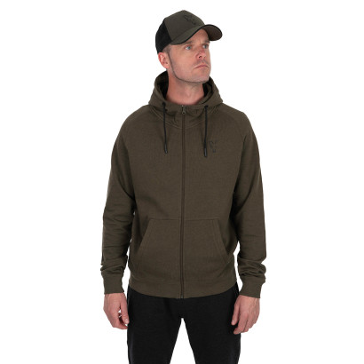 FOX COLLECTION LW HOODY GREEN & BLACK