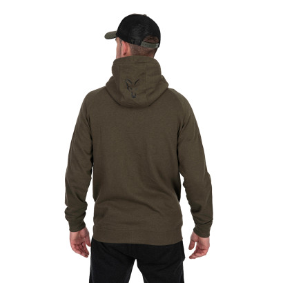 FOX COLLECTION LW HOODY GREEN & BLACK