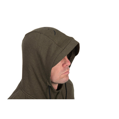 FOX COLLECTION LW HOODY GREEN & BLACK