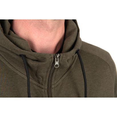 FOX COLLECTION LW HOODY GREEN & BLACK